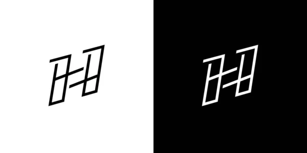 Modern Strong Letter Initials Logo Design — Stock Vector