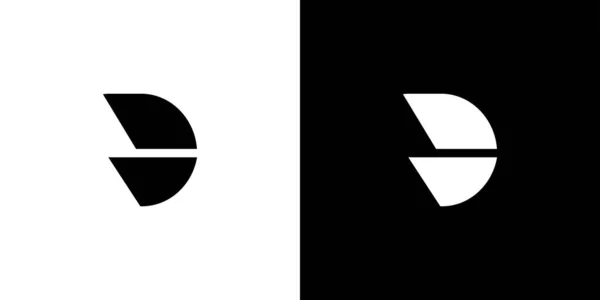Современный Сильный Дизайн Логотипа Буквы Инициалов — стоковый вектор