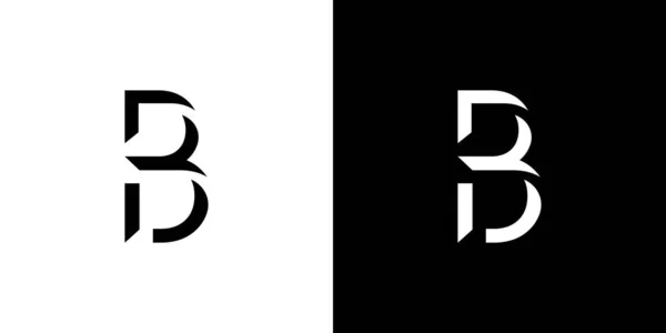 Современный Уникальный Дизайн Логотипа Буквы Стоковая Иллюстрация