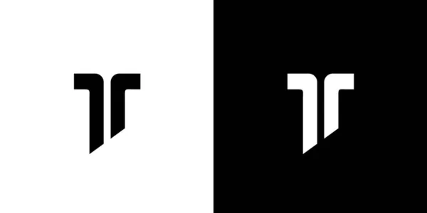 Современная Прочная Буква Инициалы Дизайн Логотипа — стоковый вектор