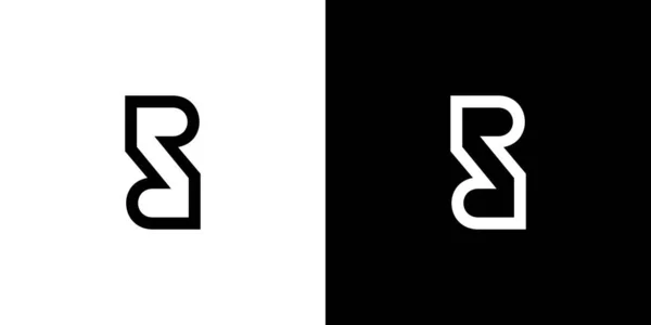 现代和独特的字母Rd首字母标识设计 — 图库矢量图片