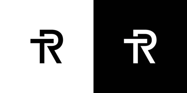 Moderno Stong Iniciais Design Logotipo Abstrato — Vetor de Stock