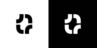 modern ve benzersiz harf O baş harfleri logo tasarımı