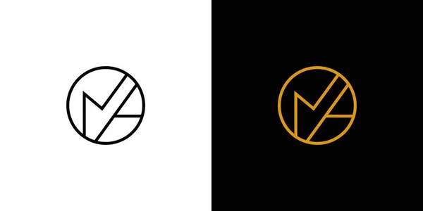 Современный Уникальный Дизайн Логотипа — стоковый вектор