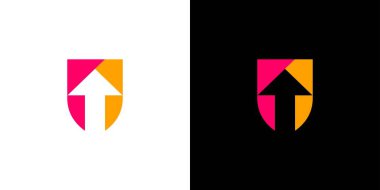 Eşsiz ve modern Yukarı logo tasarımı 5