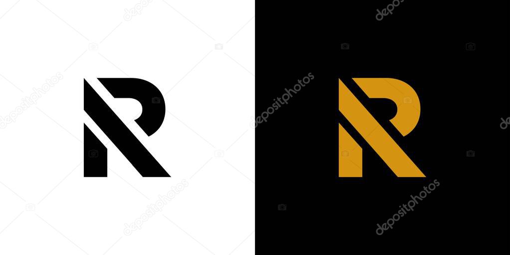 Modern and cool AR logo design