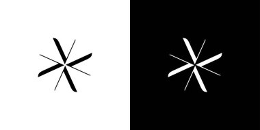 Unique and Luxury A4  logo design 