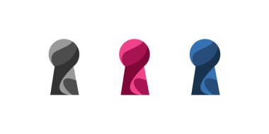 Anahtar logosu eşsiz ve renkli.