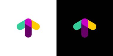 Eşsiz ve modern Yukarı logo tasarımı 11