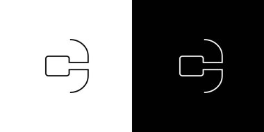 Temiz ve modern C logosu tasarımı  