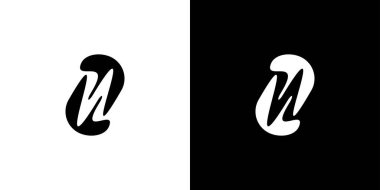 Eşsiz ve kalın N logosu tasarımı 2