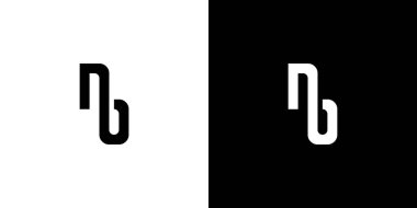Basit ve benzersiz NB logo tasarımı