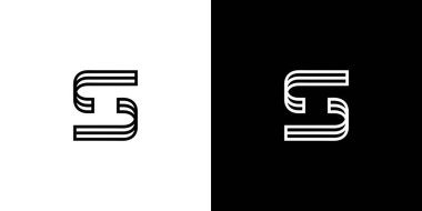 Modern and unique S logo design