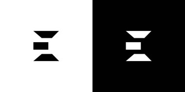 Modern and strong letter E initials logo design