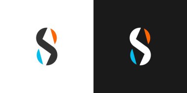 Modern and unique S logo design	