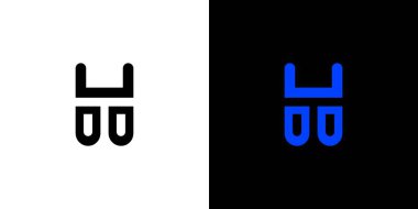 Modern and unique H logo design