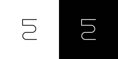 Eşsiz ve basit E logo tasarımı 2