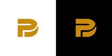 Basit ve cesur PD logo tasarımı