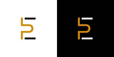 Basit ve benzersiz E logosu tasarımı