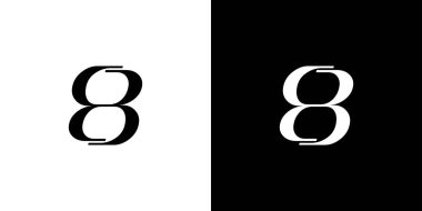 Modern ve eşsiz 8 logo tasarımı
