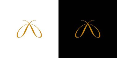 Zarif ve lüks X logosu tasarımı 