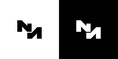 Kalın ve Eşsiz NN logo tasarımı 