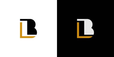Modern ve Eşsiz LB logo tasarımı