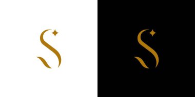 Lüks ve eşsiz S logosu tasarımı 