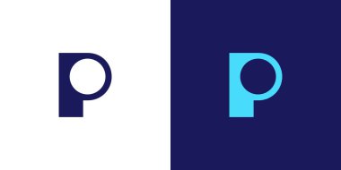 Modern and unique  P  logo design 