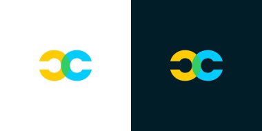 Modern ve benzersiz CC logo tasarımı 