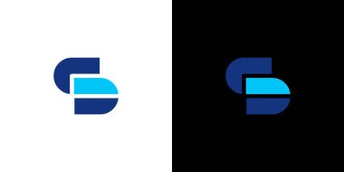 Modern ve Eşsiz SD logo tasarımı