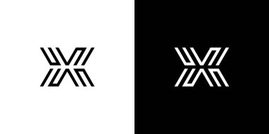 Modern ve sofistike ilk X logosu dizaynı 4