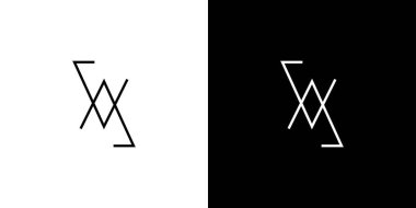 Eşsiz ve zarif X logosu tasarımı