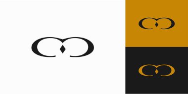 M mücevheri logosu zarif ve lüks.