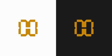 H logosu tasarımı benzersiz ve siyah altın aksanlı.