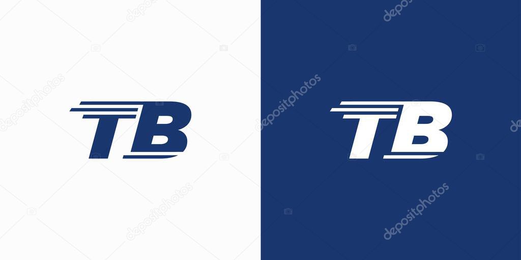 Modern and professional TB fast logo design