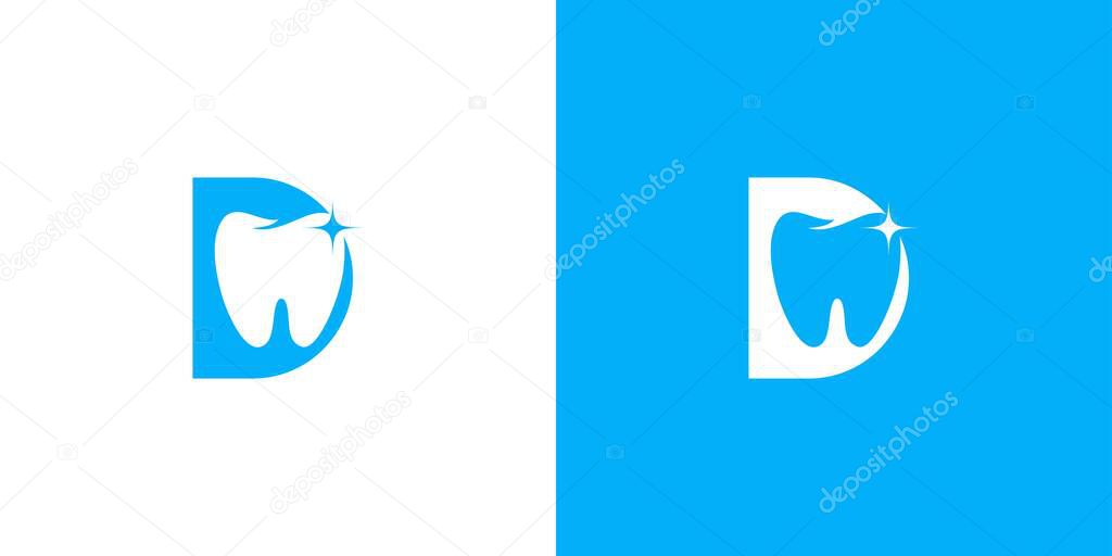 Modern and professional dental logo design
