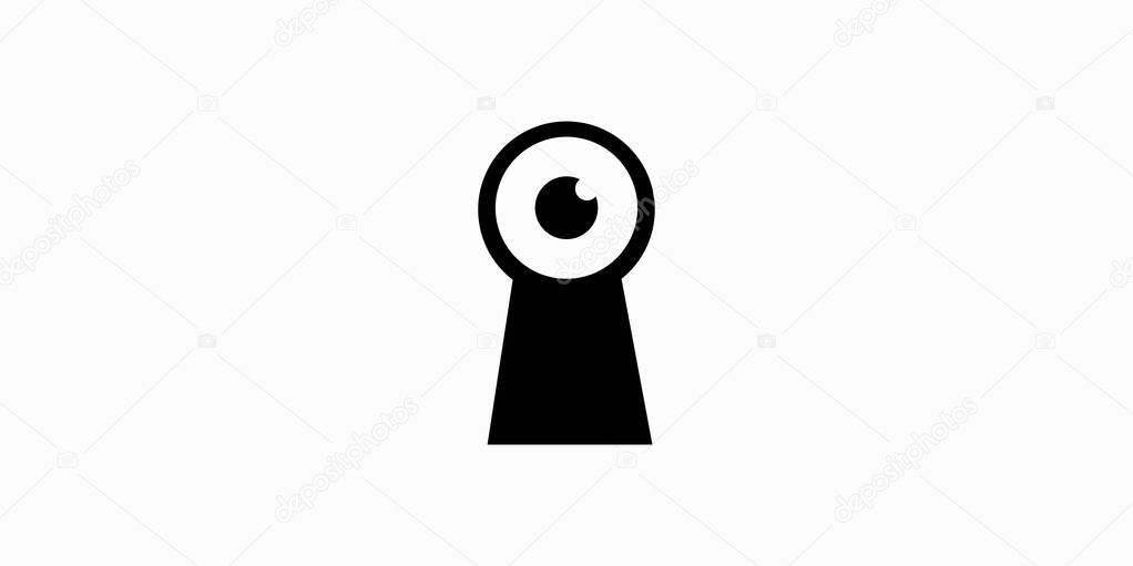 Unique and modern key witness logo design
