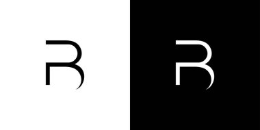 Basit ve modern B logosu tasarımı