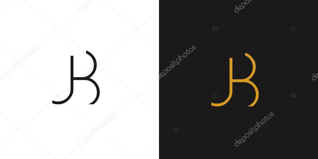 Modern and luxurious JB logo design