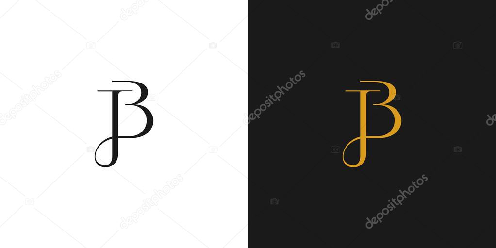 Modern and luxury JB logo design