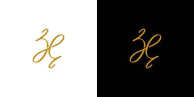 Modern ve lüks BE harfi ilk logo tasarımı