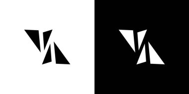 Modern ve güçlü N baş harfleri logo tasarımı