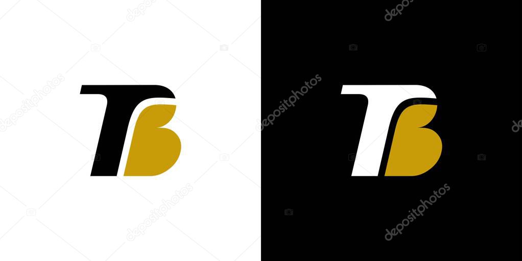 Unique and modern TB logo design