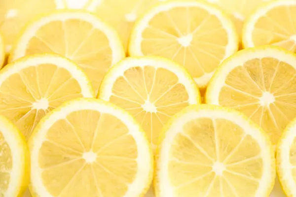 Juicy slices of lemon background
