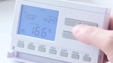 Temperature regulation in the house. Radiator control panels for room heating. Heating the house in the cold season.