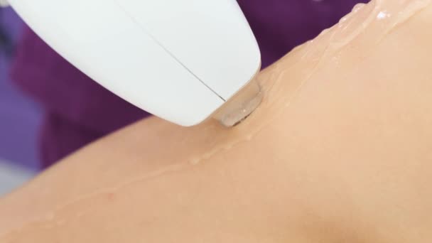 Epilation Legs Laser Epilator Close Hair Removal Gel Body Care — Vídeo de Stock