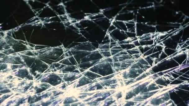 Egy Okostelefon Törött Üveg Érintőképernyővel Törött Szerkentyű Kijelző Cseréje Mobiltelefonban — Stock videók