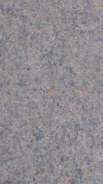 Islak bir duvarın video dokusu. Gri arka plan. Gri duvar. Islak gri duvar kağıdı. Dikey video