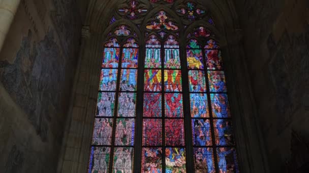 Catedral Gótica São Vito Praga Qualidade Vídeo — Vídeo de Stock